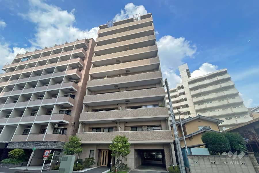カテリーナ川口並木の外観（南西側から）　
