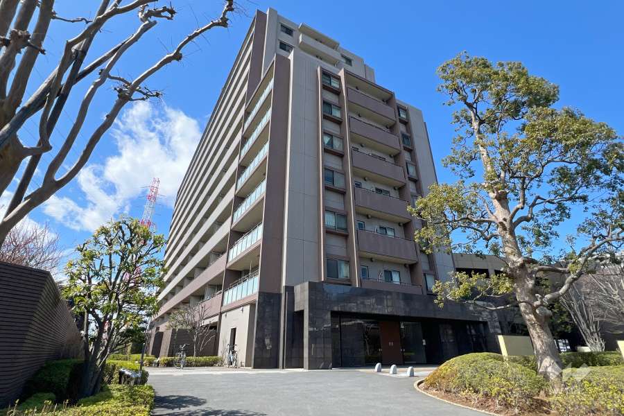 コスモシティ鳩ヶ谷駅前の外観（南東側から）