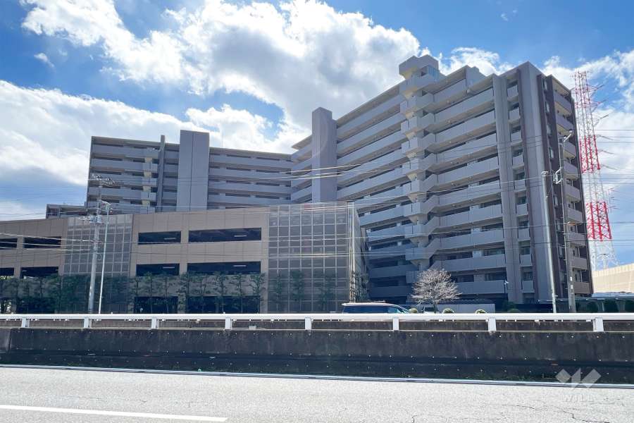 コスモシティ鳩ヶ谷駅前の外観（北側から）
