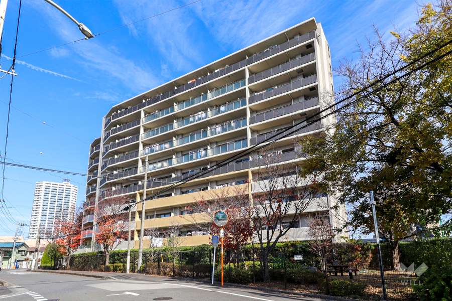 シャリエ川口本町グリーンマークスの外観（南西側から）