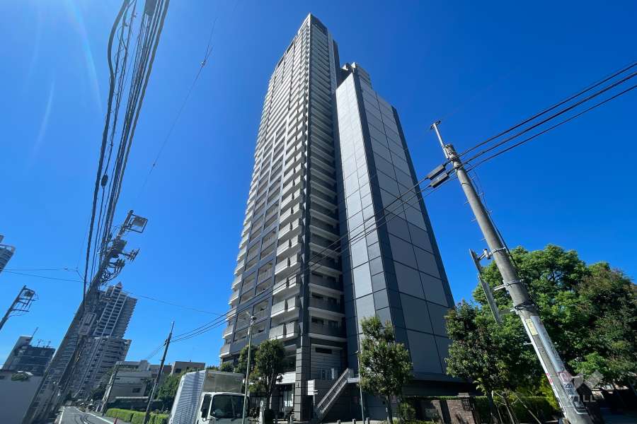 リビオタワー川口ミドリノの外観（北東側から）