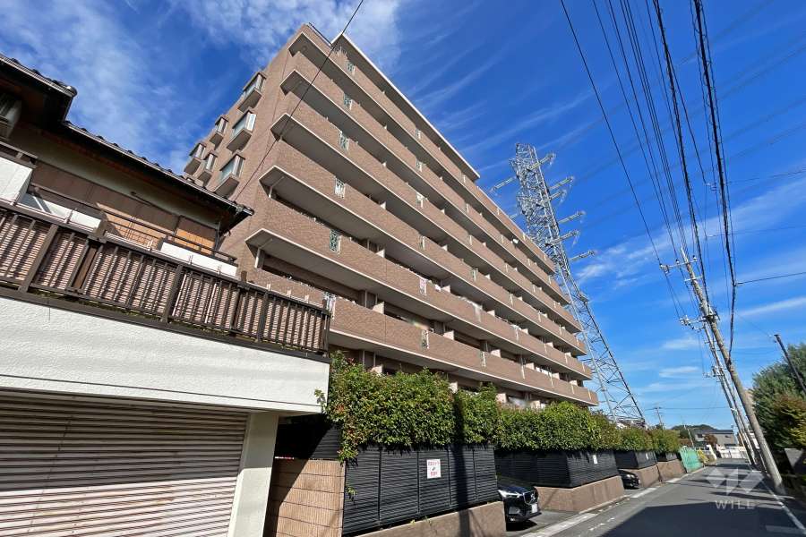 日神パレステージ東川口ヒルパークの外観（南西側から）