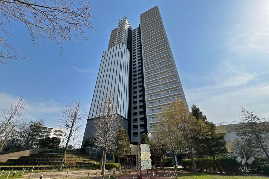 シティデュオタワー川口の外観（北西側から）