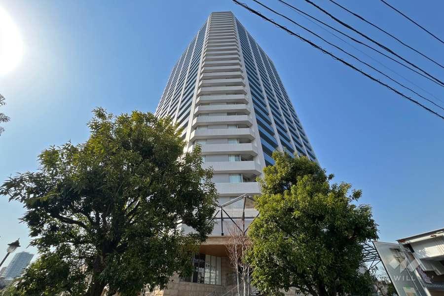 シティデュオタワー川口の外観（南東側から）