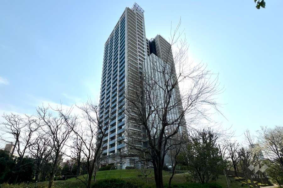 シティデュオタワー川口の外観（北東側から）