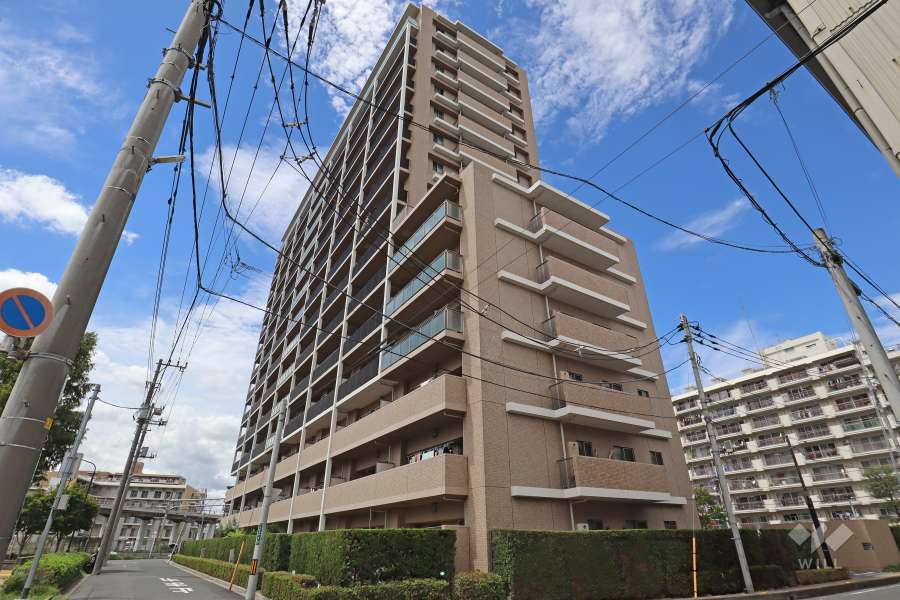 ティーブルーの外観（南東側から）