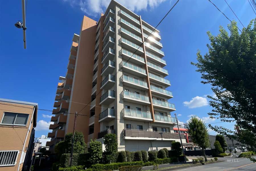 エンゼルブレッサ川口の外観（南西側から）