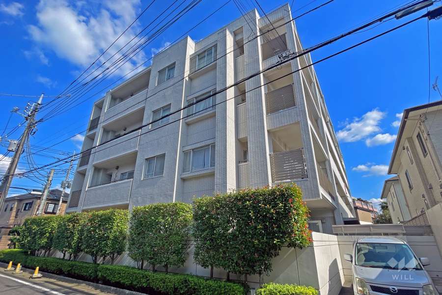 コスモ南鳩ヶ谷センターコートの外観（北西側から）