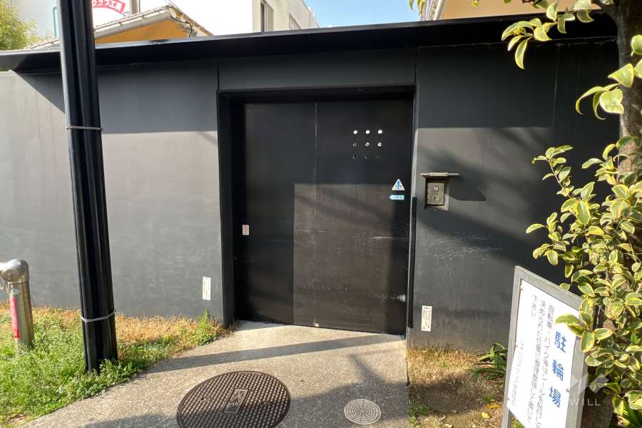 駐輪場の出入り口