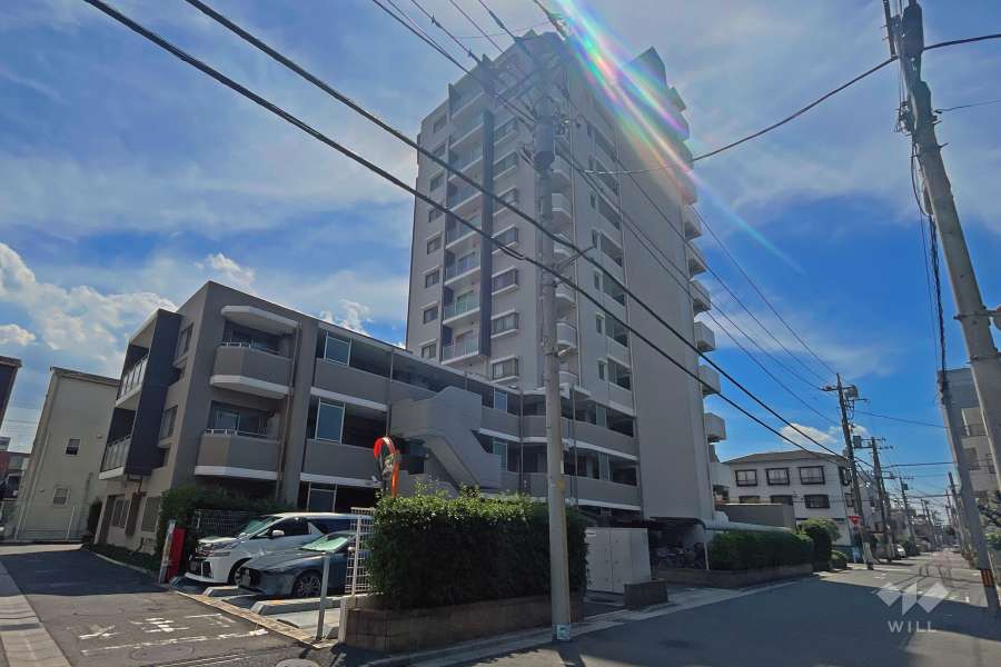 アーデル川口レヴァリエの外観（北東側から）