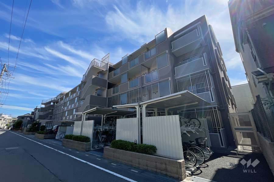 クオラフィラーレ東川口の外観（北西側から）