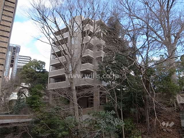 ネバーランド箕面・潤緑館(東棟）の外観（南西側から）　西側には箕面川が流れています。