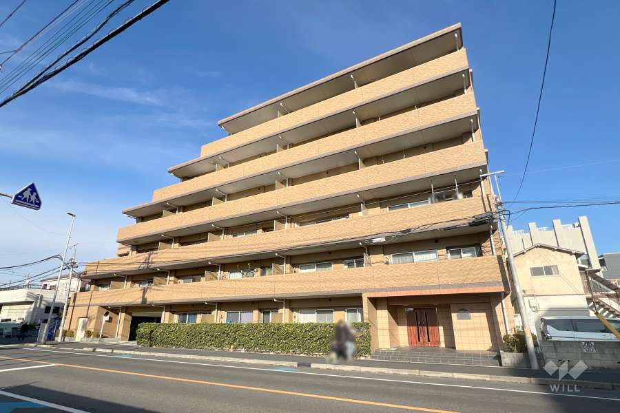 サンクレイドル川口東領家の外観（南西側から）