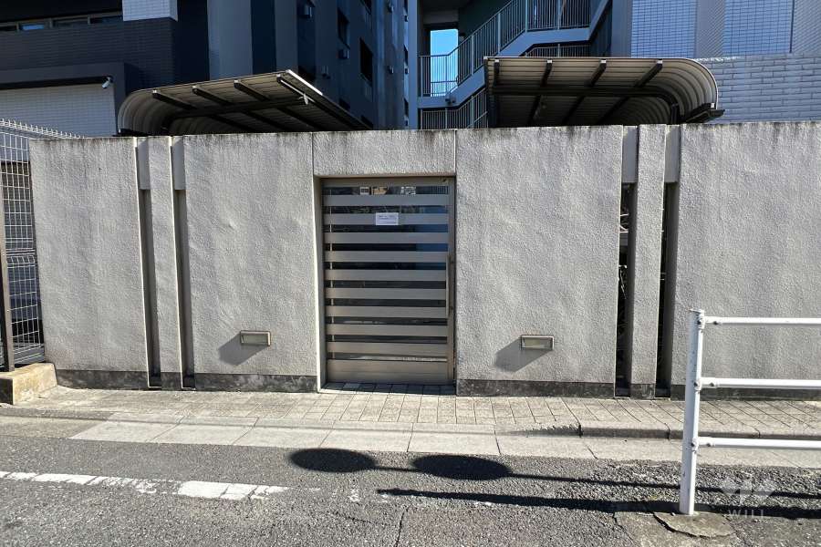 駐輪場の出入り口