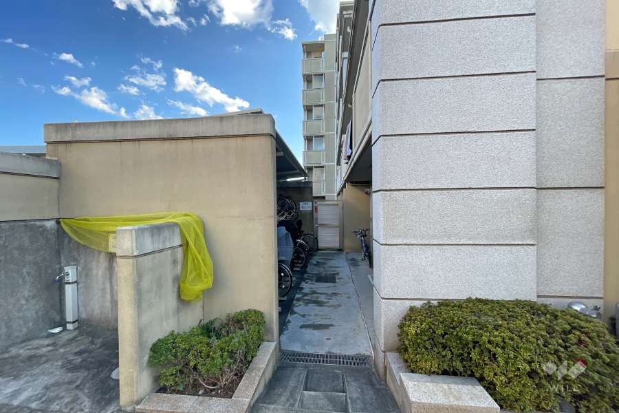 駐輪場の出入り口