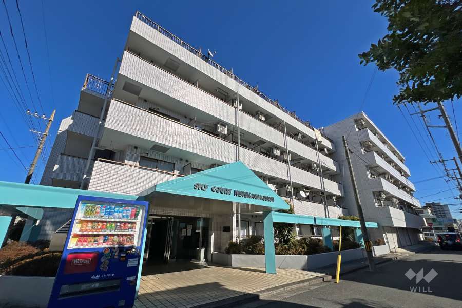 スカイコート西川口の外観（南西側から）