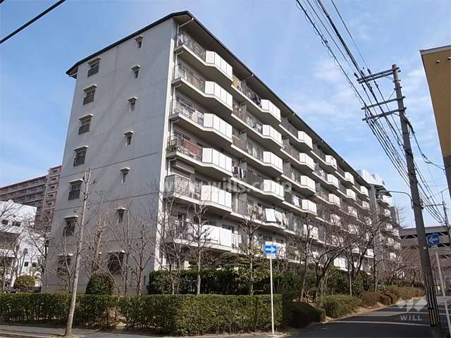ＯＴＣ新御堂ハイツの外観（南西側から）