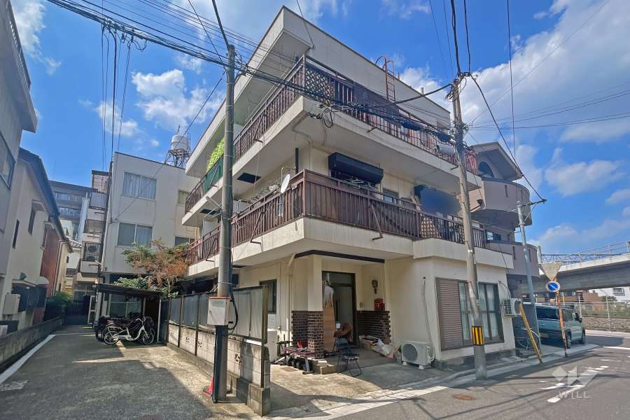 第5スエヒロマンションの外観（南東側から）