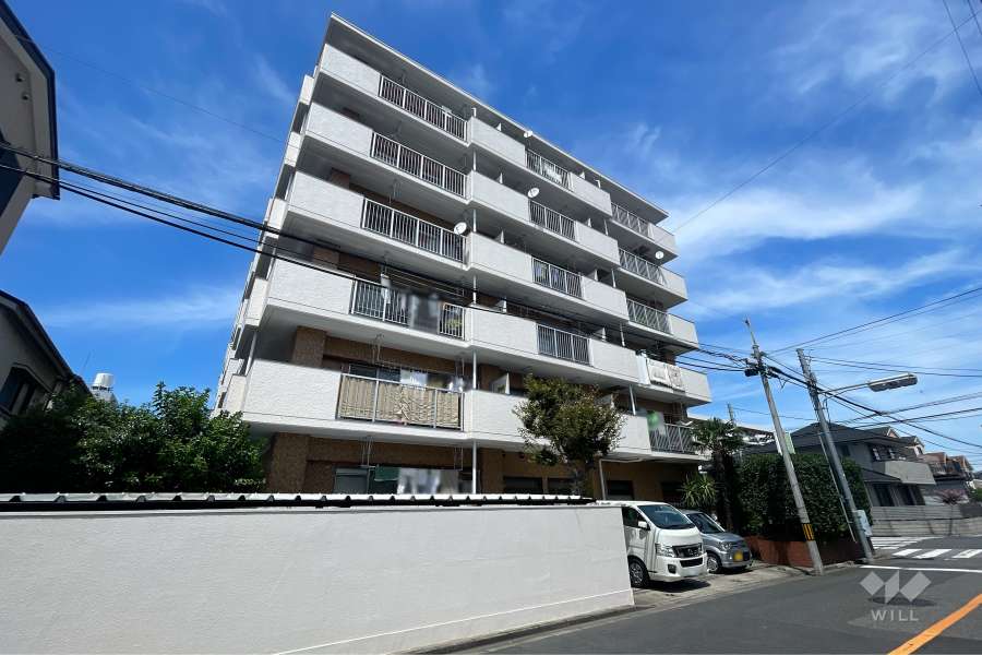 川口中青木第２ローヤルコーポの外観（南側から）