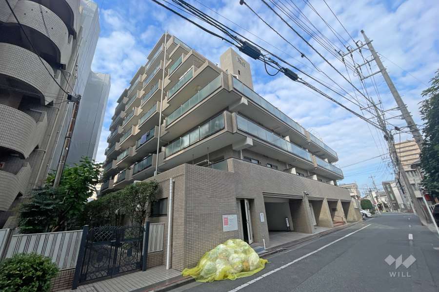 ジェムわらびプランドルの外観（南東側から）