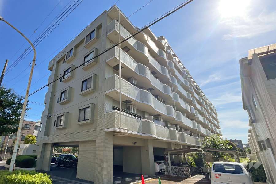 エクレール東川口の外観（北西側から）