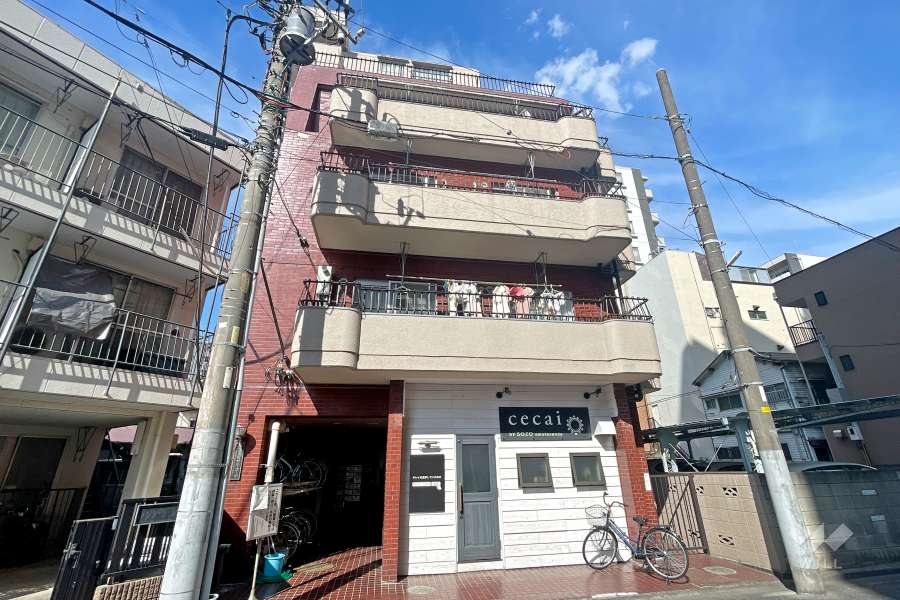 第2並木町サニーコーポの外観（南西側から）