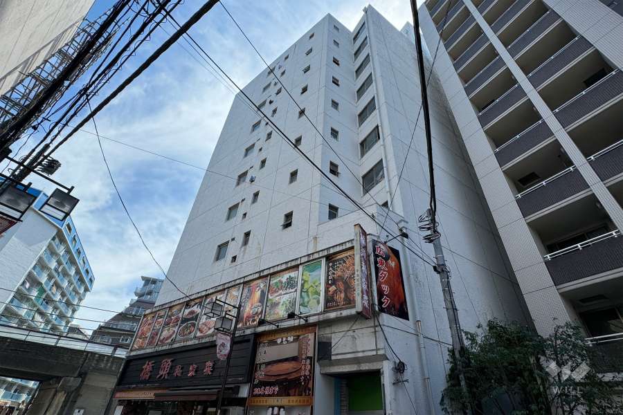 西川口ライオンズマンション山手の外観（北東側から）