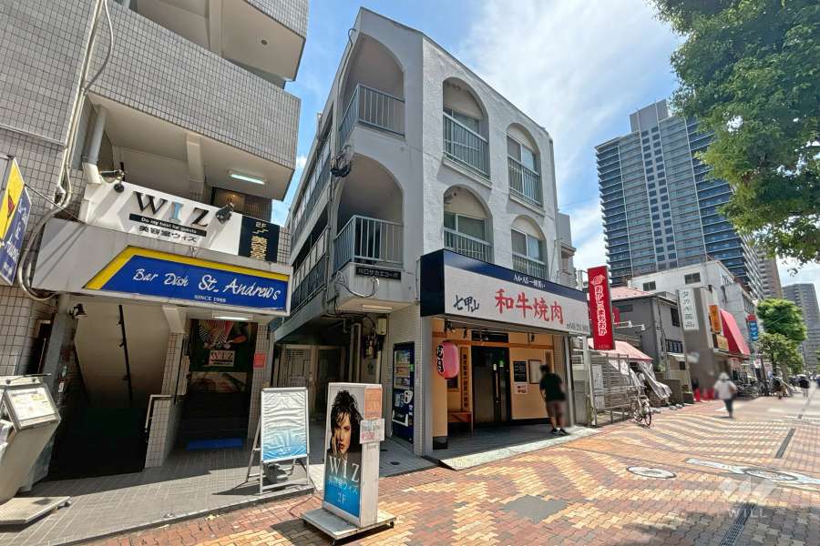 川口サカエコーポの外観（北西側から）