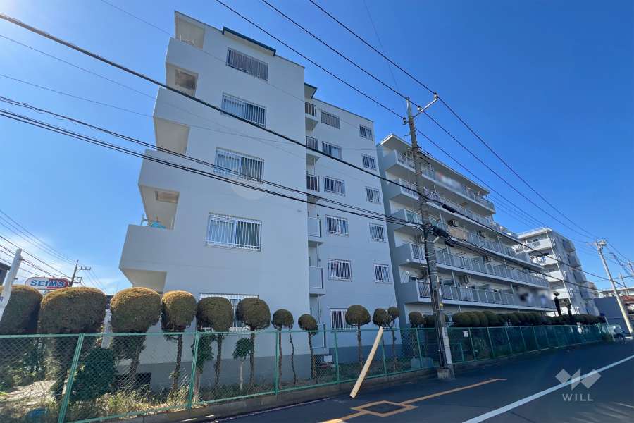エバーグリーン川口の外観（南東側から）