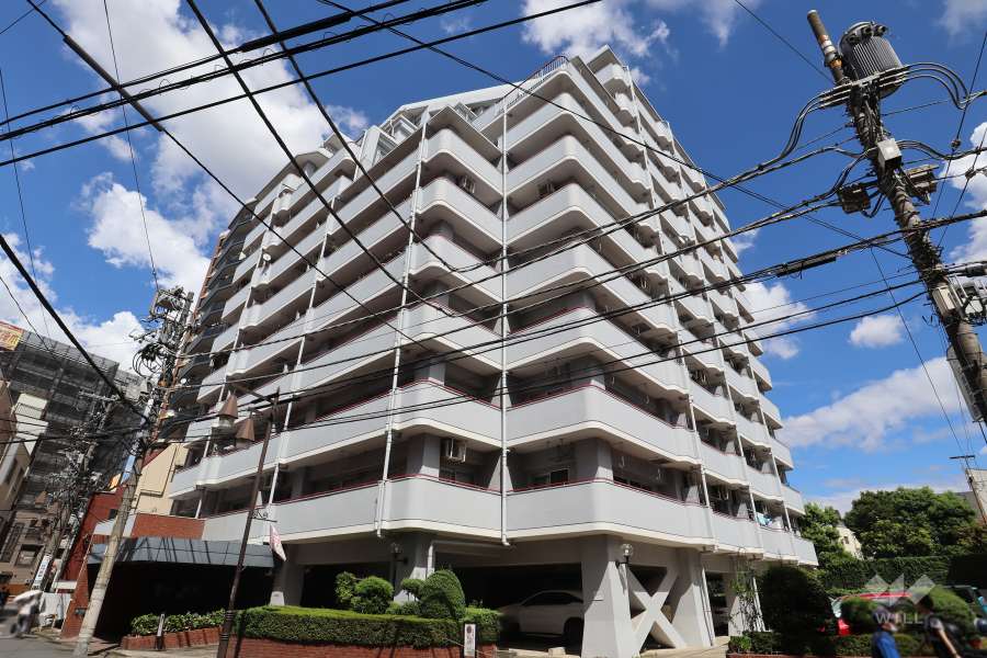 セントラルコーポ川口の外観（南西側から）