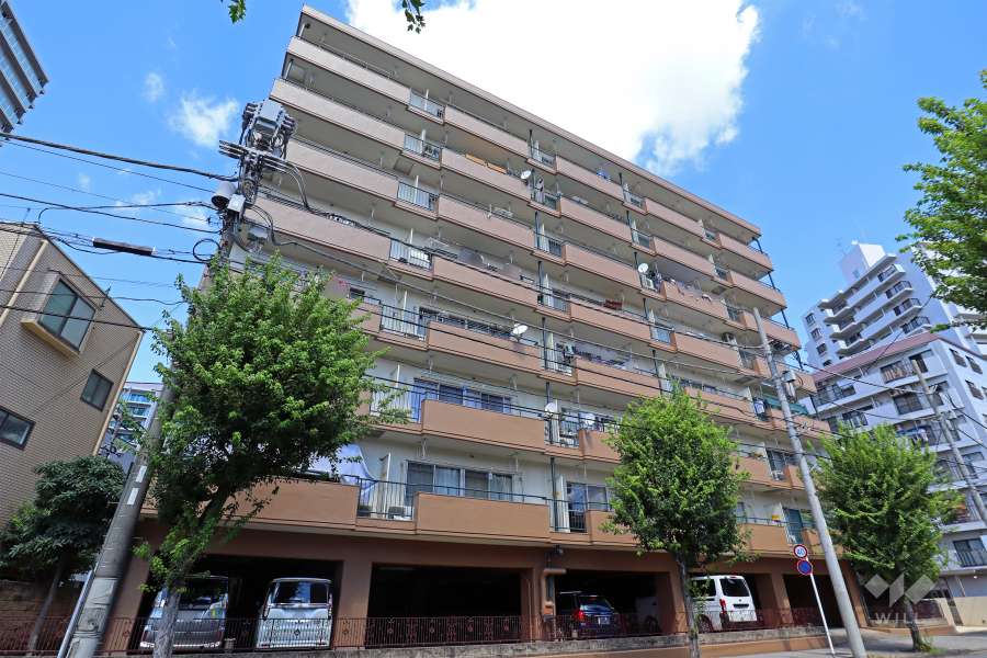 ライオンズマンション川口第2の外観（南西側から）