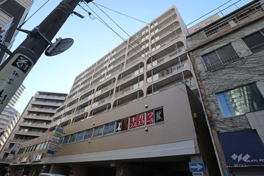 本町ハイツの外観（北東側から）