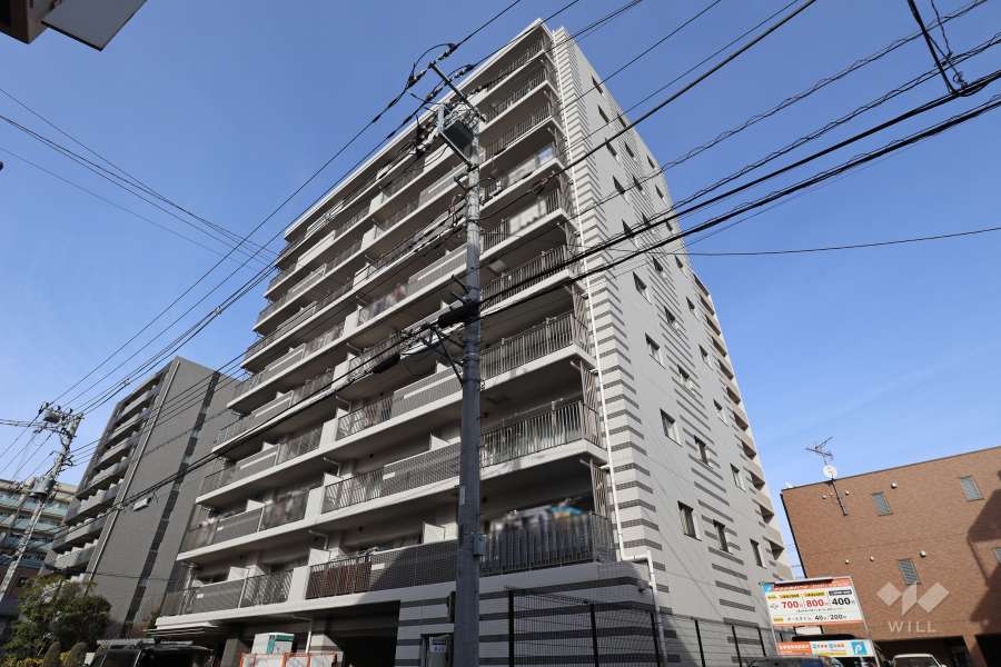 サンクレイドル東川口の外観（南西側から）　　