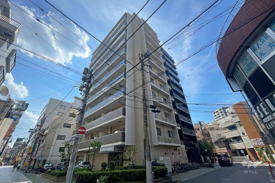 エクセレントシティ川口並木の外観（北東側から）