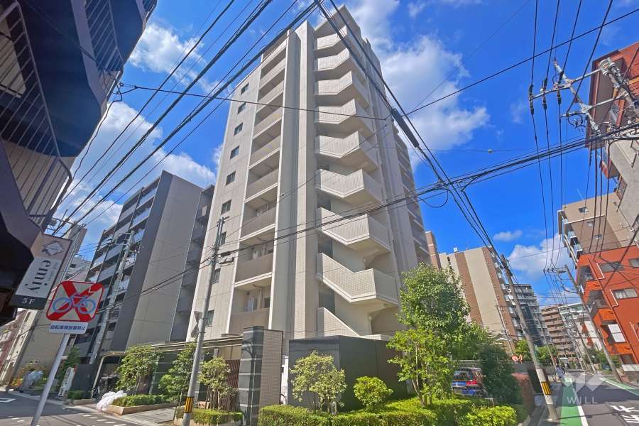 イニシア川口並木サザンフォートの外観（北東側から）