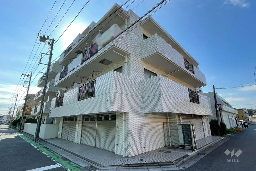 ジェム川口芝公園の外観（北東側から）