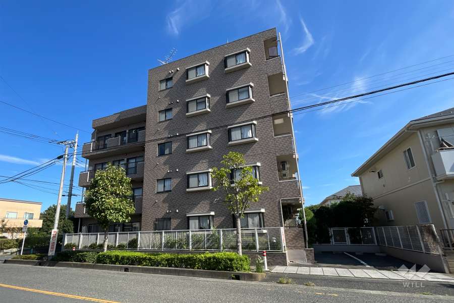 ライオンズマンション東川口第５の外観（西南側から）