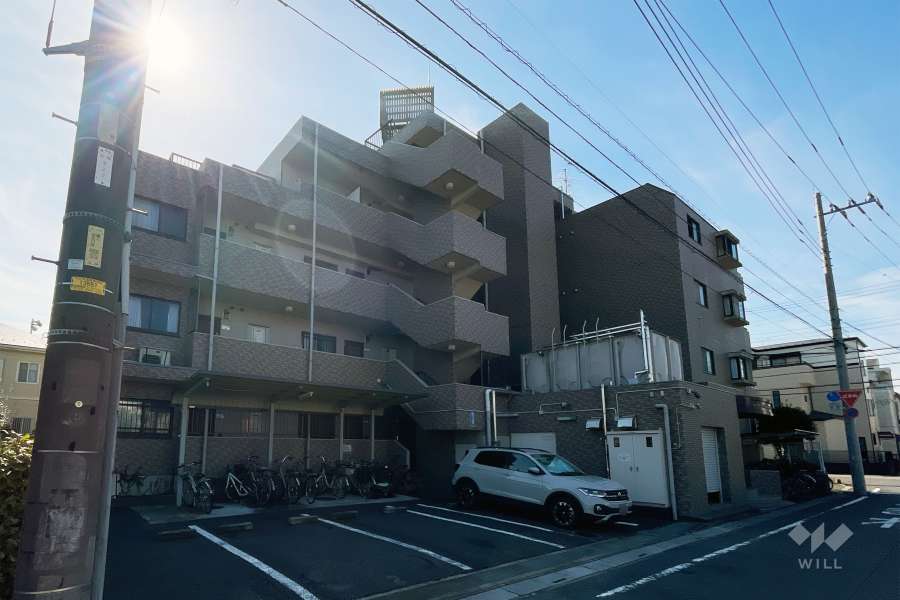 ライオンズマンション東川口第５の外観（北東側から）