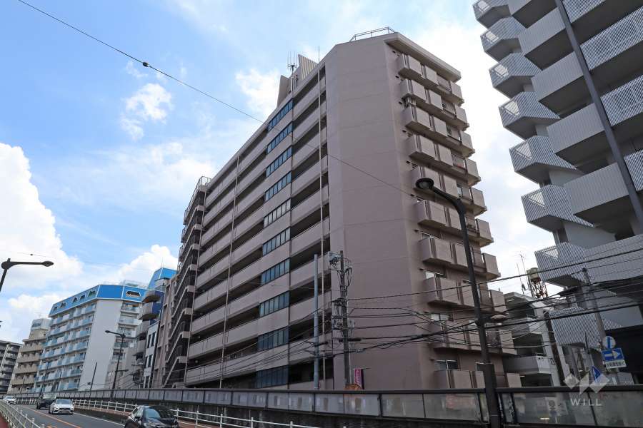 北町ハイツの外観（北西側から）