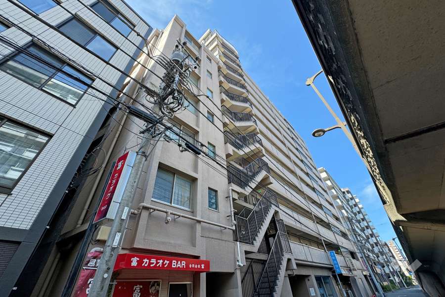 北町ハイツの外観（北東側から）