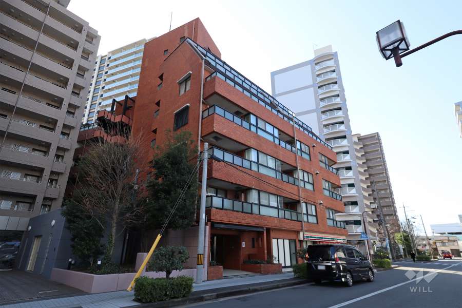 グランドメゾン川口の外観（北東側から）