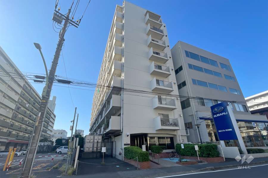 川口栄町グレースマンションの外観（北東側から）