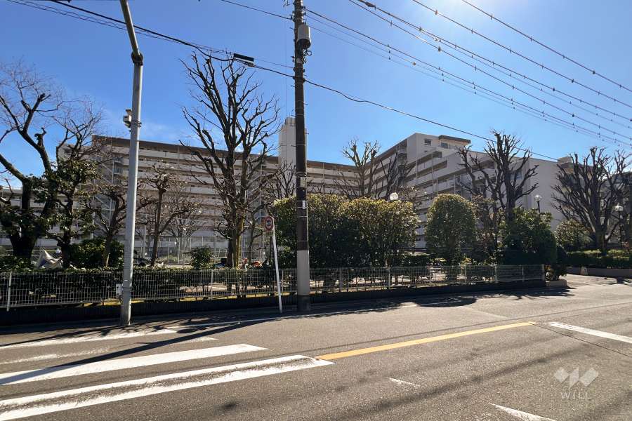 グリーンコーポ川口A棟の外観（北東側から）