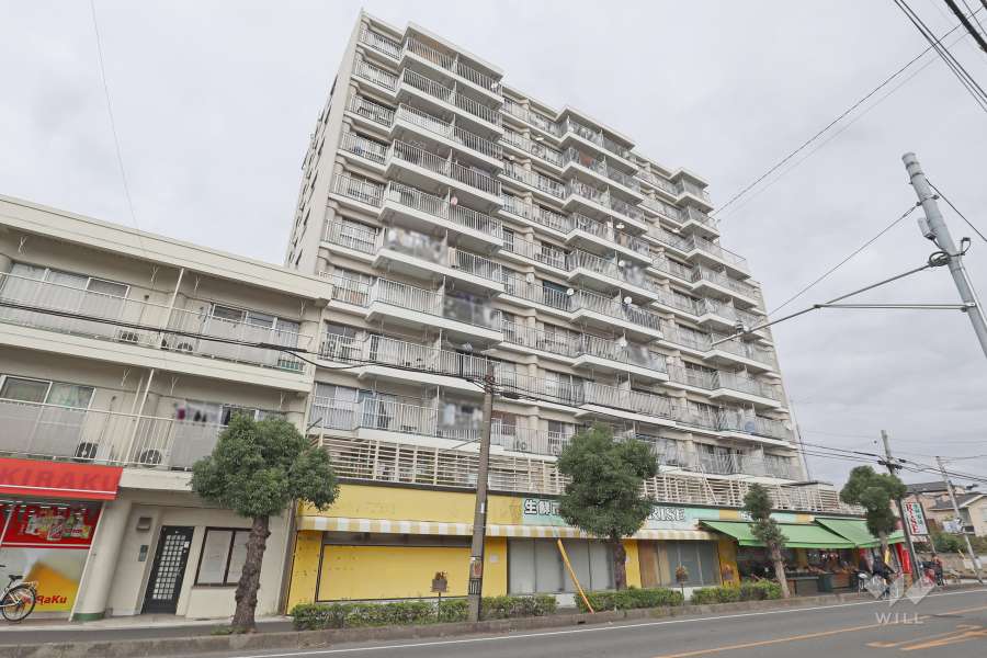 西川口高層ビルの外観（南西側から）