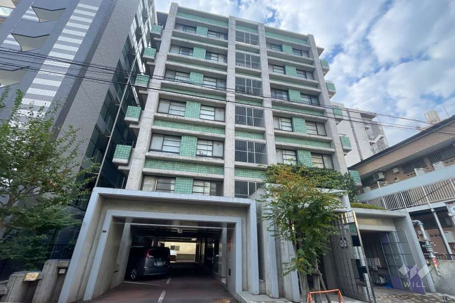 タウンヒルズしばの外観（北東側から）