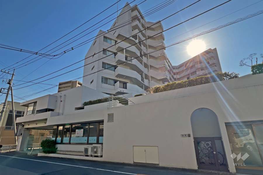 クレール川口の外観（北側から）