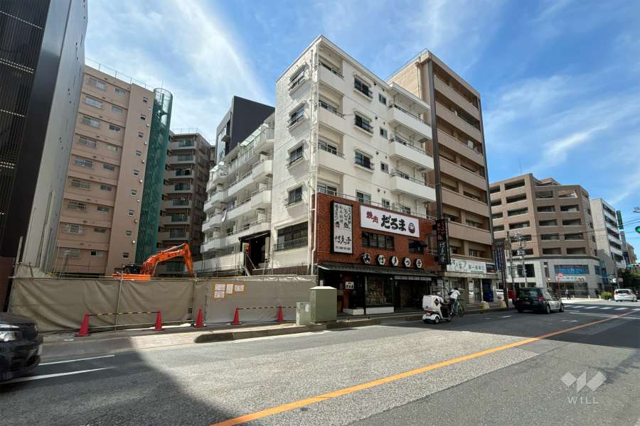 キャニオンマンション第1川口の外観（南東側から）