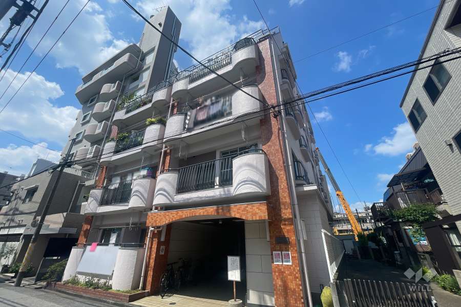 川口並木第３コーポサンキョーの外観（北東側から）