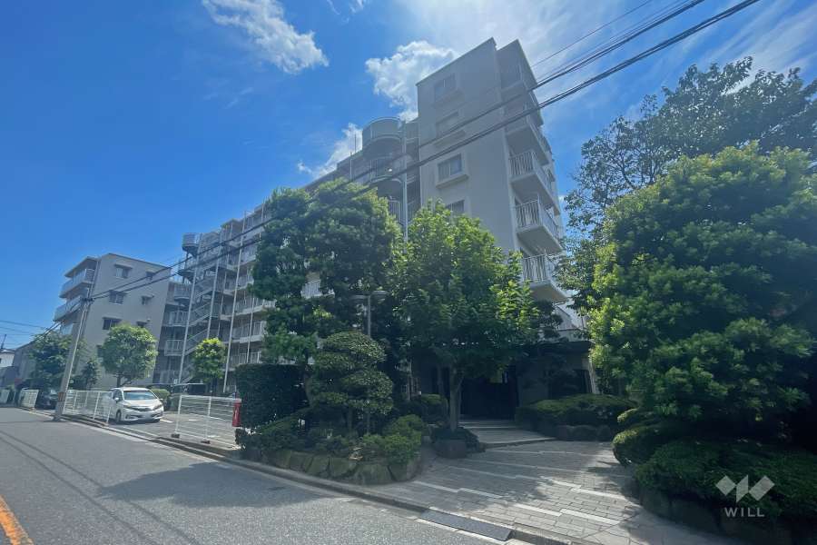サンマンション川口2番館の外観（北西側から）