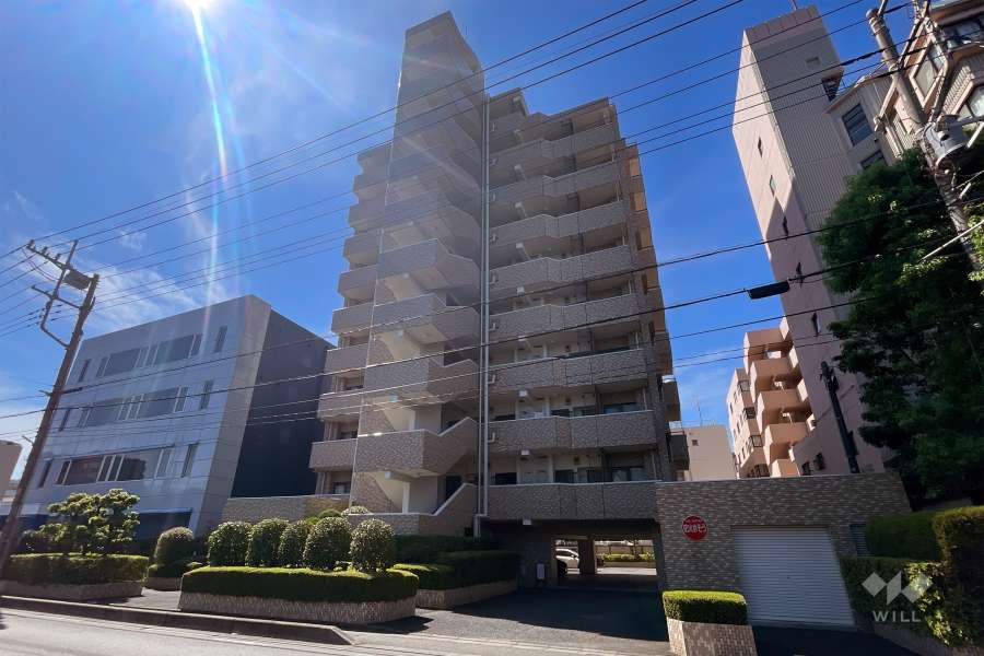 川口第３ローヤルコーポの外観（北西側から）